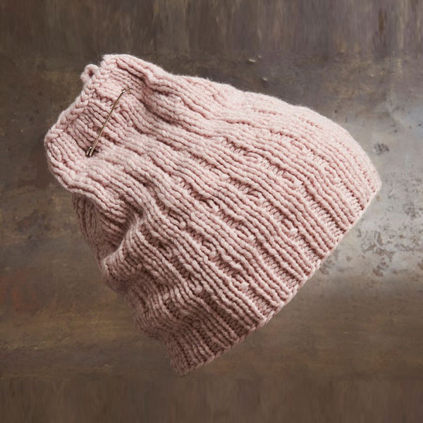 WERKSTATT MUNCHEN Cashmere Hat-Rose Sterling Silver Safety Pin M8013 SP RO PWM3